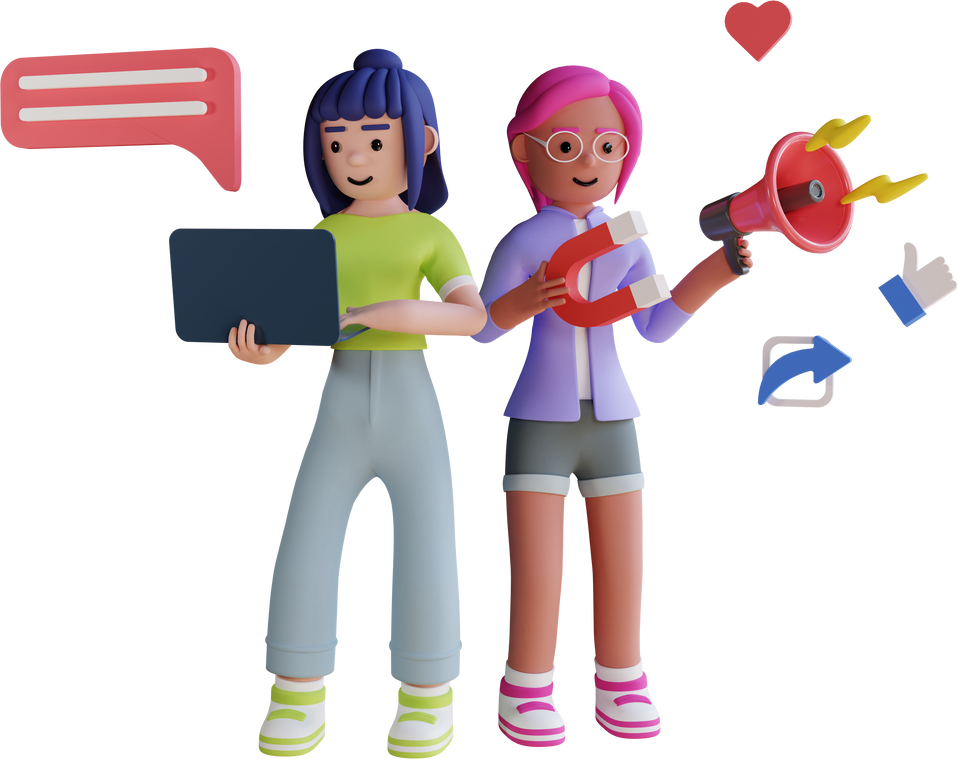 Online Marketing Illustration