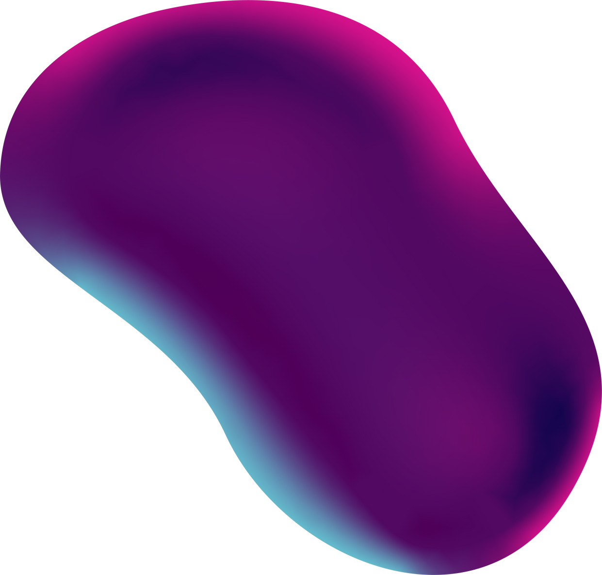 Violet Metallic Blob
